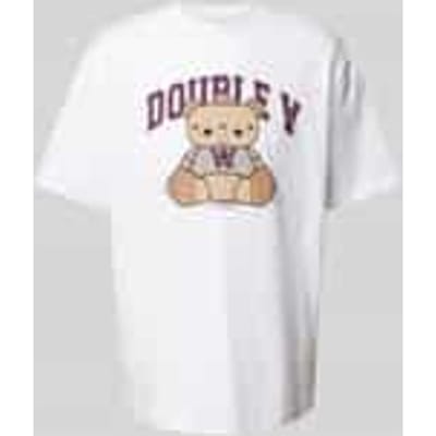 T-shirt met labelprint