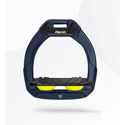 Veiligheidspaardrijriemen Ingeschoven Grip Marine/Zwart/Geel Kinderen Flex-On Safe-On