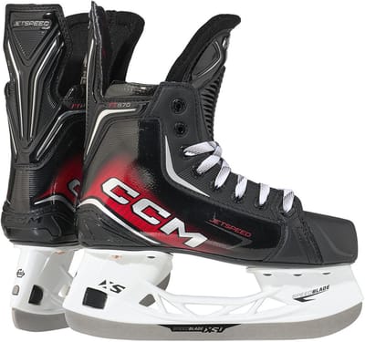 CCM - Jetspeed FT870 - IJshockeyschaatsen - Hockeyschaatsen - Schaatsen Kinderen - Zwart - Comfort Memory Foam & XS Blade - Maat EU 35