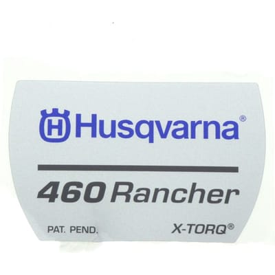 Husqvarna 460 ranger starterkap sticker