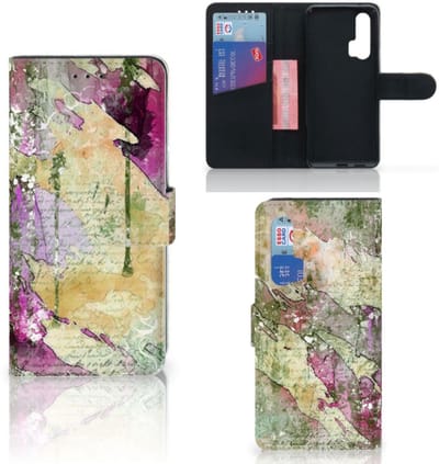 Hoesje Honor 20 Pro Letter Painting