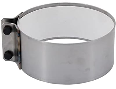 Kachelpijp afdichtklem - Ø 150 mm - ongelakt | rookbuis connector brug
