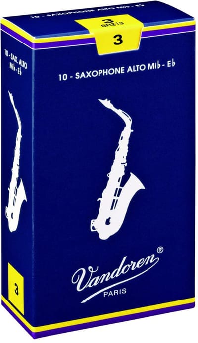 Vandoren Classic Alto Sax Reeds 3.5 Box of 10 - Riet voor altsaxofoon