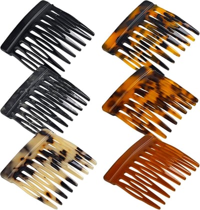 6x Haarspeldjes met Kam Zijkammetjes Vintage Stijl Haaraccessoires Dames