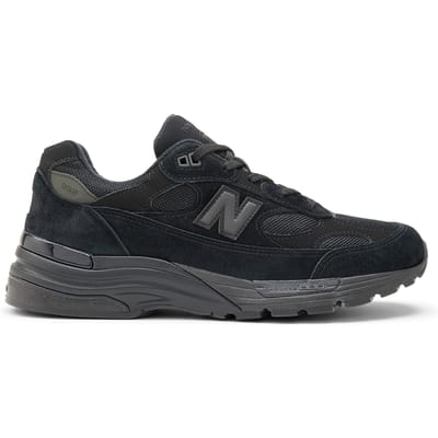 New Balance Unisex Made In Usa 992 Black Taglia: 37.5 | Sneakers Outlet | Unisex | Nero