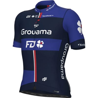 Ale Pr-s Groupama Fdj 2024 Korte Mouw Wielertrui Blauw L Man