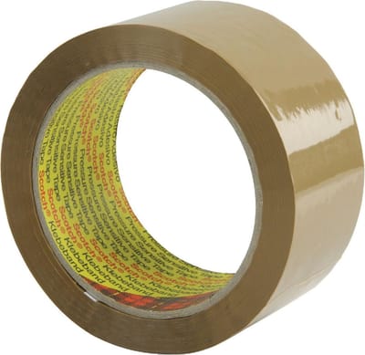 Plakband 50 mm Bruin