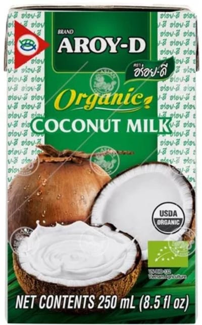 Aroy-D® | Biologische Kokosmelk 250ml | organic coconut milk 19% vet