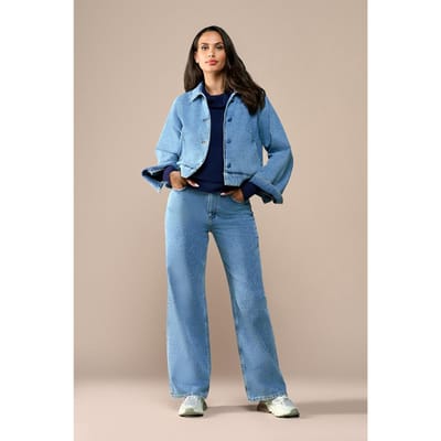 Jaily Jacket Denim Blauw
