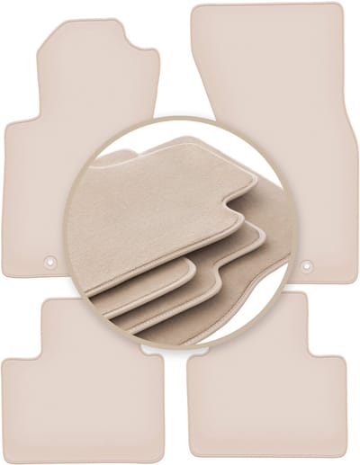 PREMIUM beige matten voor: Audi A8 D2 sedan 1994-2002