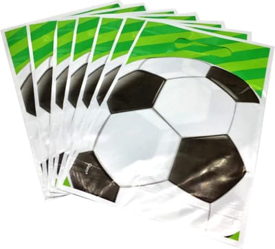 New Age Devi - Voetbal Uitdeelzakjes - 10 stuks - Traktatie- en snoepzakjes voor Uitdeelcadeaus - Kinderfeestje - Voetbal thema