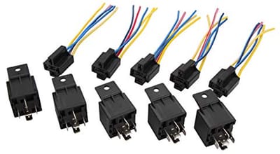 Universele 5 Pin 12V Relais met Draad Socket Houder voor Auto, Truck en Motorfiets