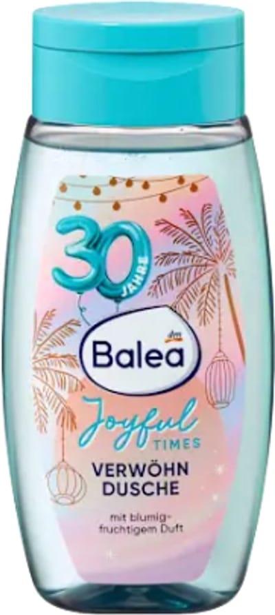Balea Douchegel Joyful Times | 1x 250 ml - Bloemig-fruitige Geur | Limited Edition 30 jaar Balea