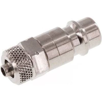 RVS 306L DN 7.2 (Euro) Luchtkoppeling Insteeknippel 4x6 mm Push-On - CLP7-N-SSL-P-4