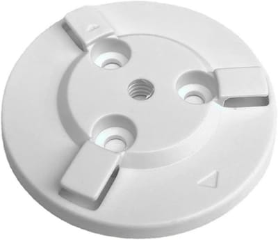 Montagebeugel Beveiligingscamera - Camera Muurbeugel - Camera Beveiligen - Voor Domecamera's - 56mm Diameter - Wit