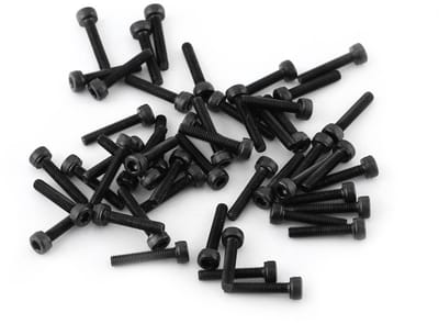 Dailygoods- Schroefset 12.9-gelegeerd Koolstofstaal - M3 Schroeven - Zwart Hex Inbusbouten - 24 Stuks - Bevestigingsmateriaal - Ideaal voor Krappe Ruimtes - Inbusbout
