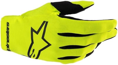 Alpinestars Youth Radar Handschoenen Geel Fluo Zwart - Handschoen