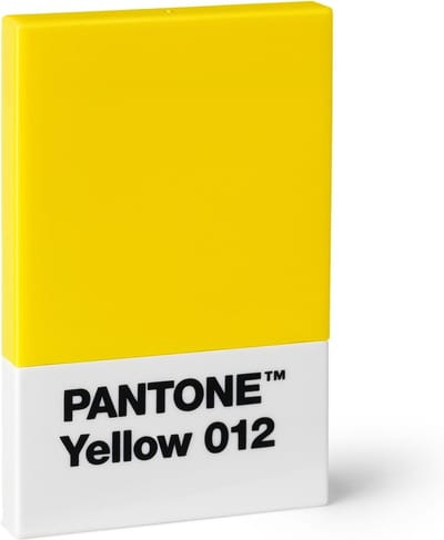 Pantone Organize Creditkaart en Visitekaarthouder - Yellow 012 C