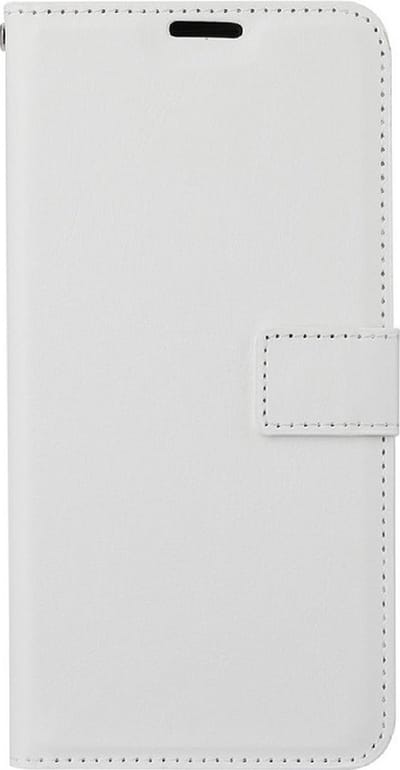 LuxeBass Hoesje geschikt voor Samsung Galaxy S20 Ultra - Bookcase Wit - portemonnee hoesje - telefoonhoes - gsm hoes - telefoonhoesjes