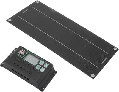 Zonnepaneel Batterijlader - Draagbare Energie - Buitenactiviteiten Opladen - Hoge Conversie Efficiëntie - 600W Vermogen - Zwart