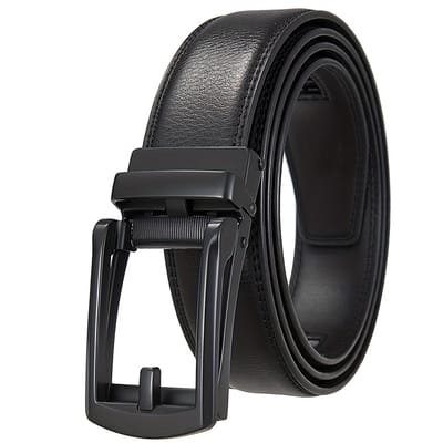 Livé® Heren Leren Riem – Automatische Gesp – Zwart & Bruin