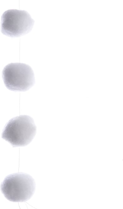 Guirlande pes sneeuwbal d4h180 cm wt
