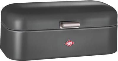 WESCO Grandy Broodtrommel | 10 Liter - Maat L | Metaal - Mat grafiet | Keukenopslag