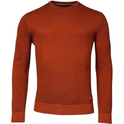 Baileys Trui Crew Neck Allover Plated 2-Tone Jacquard Donker Goud / male