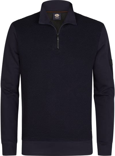 Petrol Industries - Heren Geribd Vest Homer - Blauw - Maat M