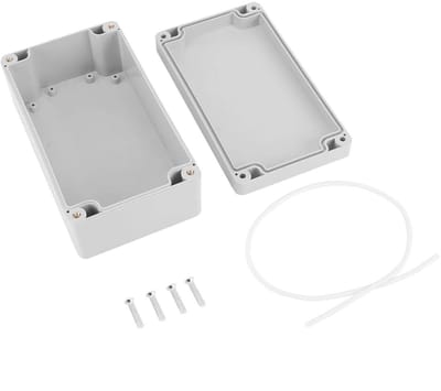 Dailygoods - Waterdichte junction box - Outdoor kabelbehuizing - 158 x 90 x 60mm - Zwart - IP65 - Geschikt voor binnen en buiten - Elektrische aanslui...