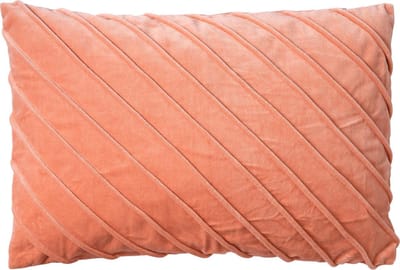 Dutch Decor PACO - kussenhoes 40x60 cm - velvet - 100% katoen - Muted Clay - roze - met rits - zonder binnenkussen
