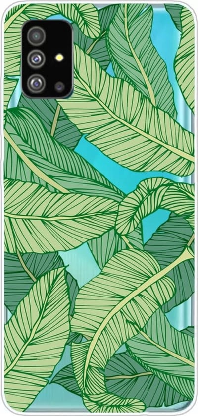 Softcase hoes - Geschikt voor Samsung Galaxy S20 Plus / S20+ - Bladeren