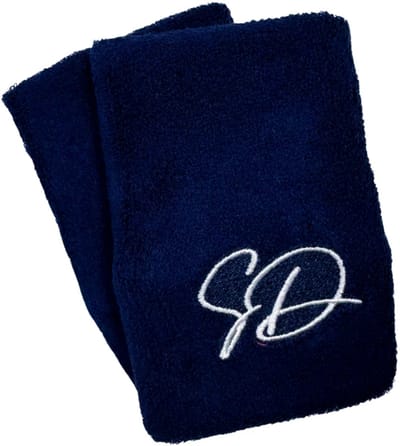 Sparkle & Dream - Polsbandjes/Zweetbandjes Navy blauw - Set van 2 stuks - voor turnen en gymnastiek