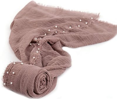 Baby Foto Props - Baby Swaddle - Newborn Fotografie - Zachte Acrylvezels - 90x170cm - Grijs Paars