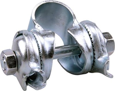 Zadelpen Klem - Zadelhouder Fiets - Zadel Bevestigen - Universele Pasvorm - 22.2mm Diameter - Zilver
