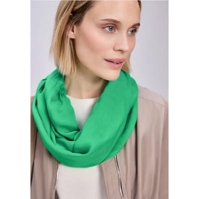 Sjaal met lus in effen kleur
