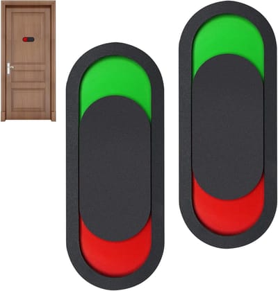 Set van 2 Deurbordjes met Glijmechanisme - Inscriptie "Bitte Nicht Stören" - Voor Kantoor, Toilet en Hotelgebruik