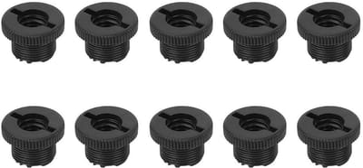 Dailygoods - Mikrofonadapter - 5/8 Inch naar 3/8 Inch - Gemakkelijk te installeren - Zwart - Microfoonaccessoire - Geschikt voor alle microfoons en st...