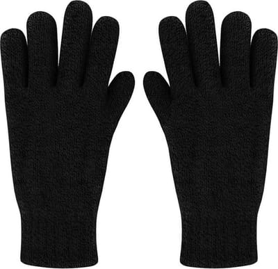 CHPN - Handschoenen - Zwarte handschoenen - Black gloves - Maat L/XL - Warme handschoenen - Koude handen - 100% polyacryl
