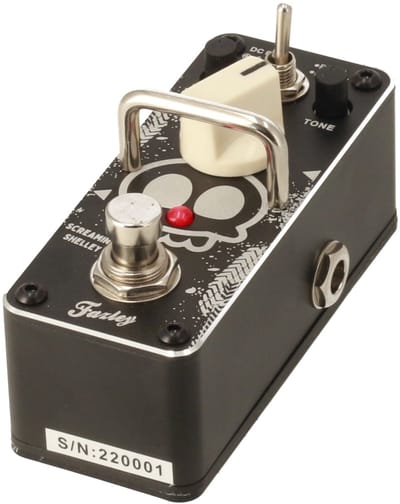 Overdrive effectpedaal - Fazley FTS-01 Screaming Shelley - Creme