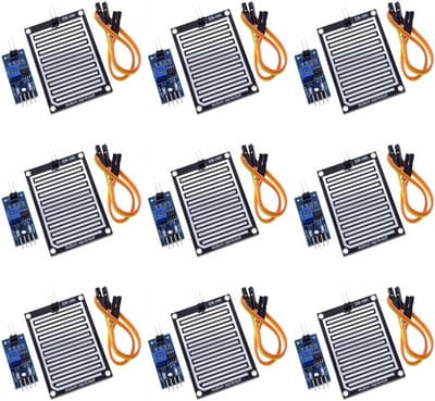 9-delige regenpot set met regen sensor modules voor Arduino en Raspberry Pi - Waterdetectie en automatisering