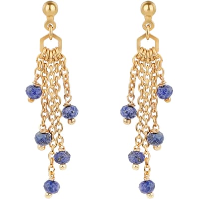 Oorbellen met Lapis-lazuli stenen voor dames Sloya Elyssa