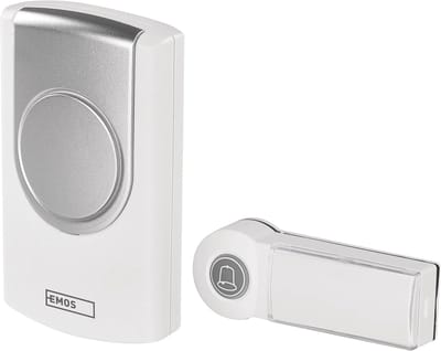 Draadloze Deurbel Set - Zonder Snoer Bel - Toegangscontrole Huis - 36 Melodieën 100m - 7x12.3cm - Wit
