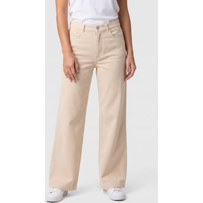 & Other Stories Es Becca Cord Trousers Beige Size: 38 | Wide-Leg & Flared Pants Outlet | Dames | Beige