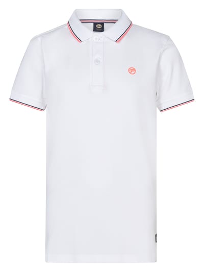 Petrol Industries - Jongens Klassieke Polo Castaway - Wit - Maat 152