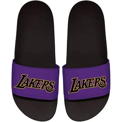 Los Angeles Lakers slippers Two Tone