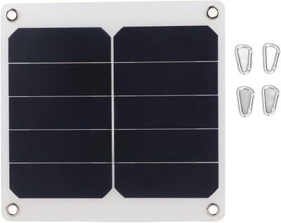 Zonnepaneel USB - Draagbare Lader - Outdoor Opladen - Hoge Conversie - 15 Watt - Zwart