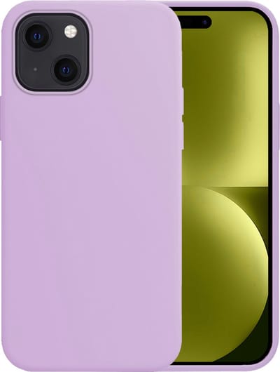 Hoesje - Geschikt voor Apple iPhone 15 - Sterk & Shockproof - Hoes Cover - Siliconen Case - Telefoonhoesjes - Lila