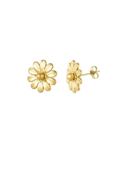 Blossom dots oorbellen - Goud