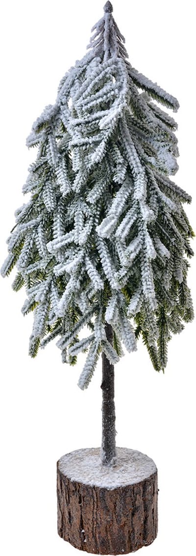 Clayre & Eef Kerstdecoratie Kerstboom 17x14x44 cm Groen Kunststof